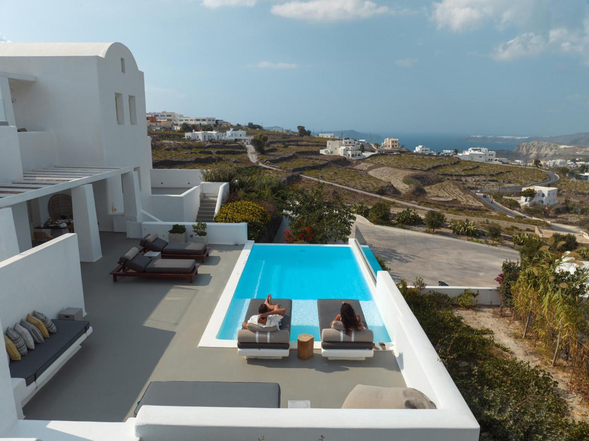 Вилла White & Co Santorini Пиргос Экстерьер фото